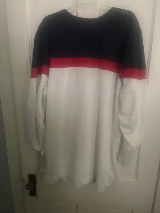 Nike White, Navy & Red USA Hockey Jersey - Picture 3 of 3